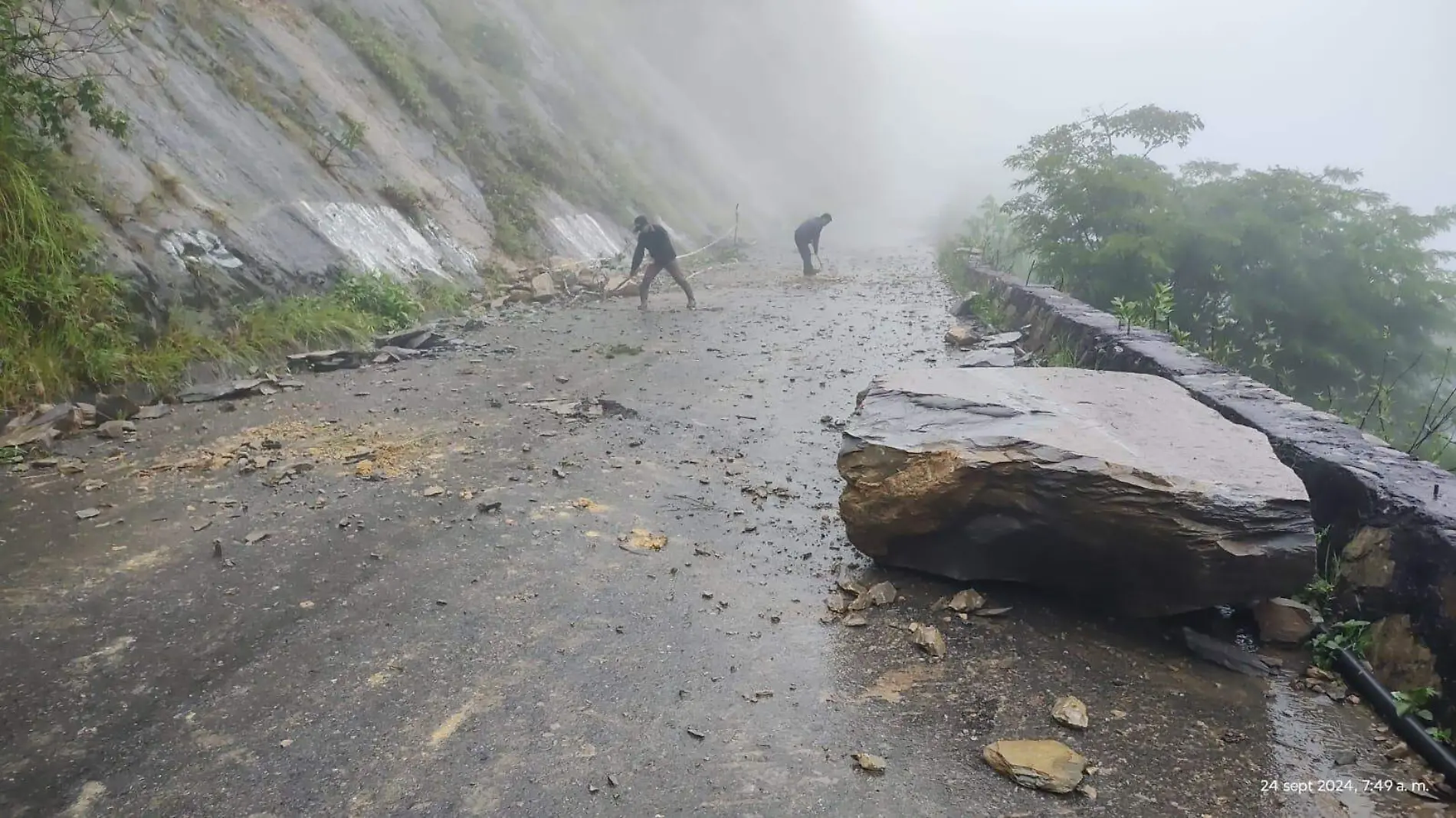 carretera deslizamiento zongolica